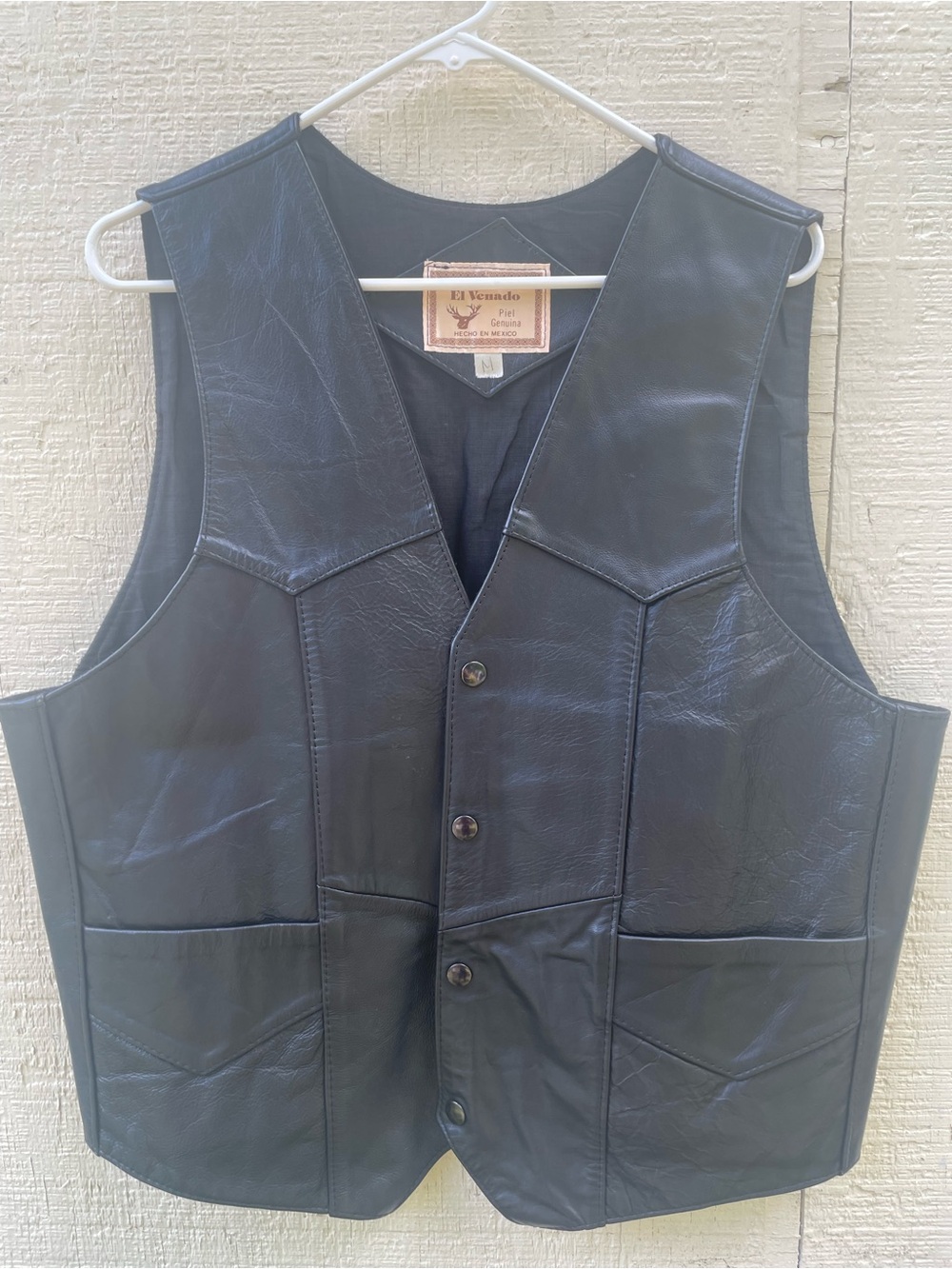Genuine Leather biker vest